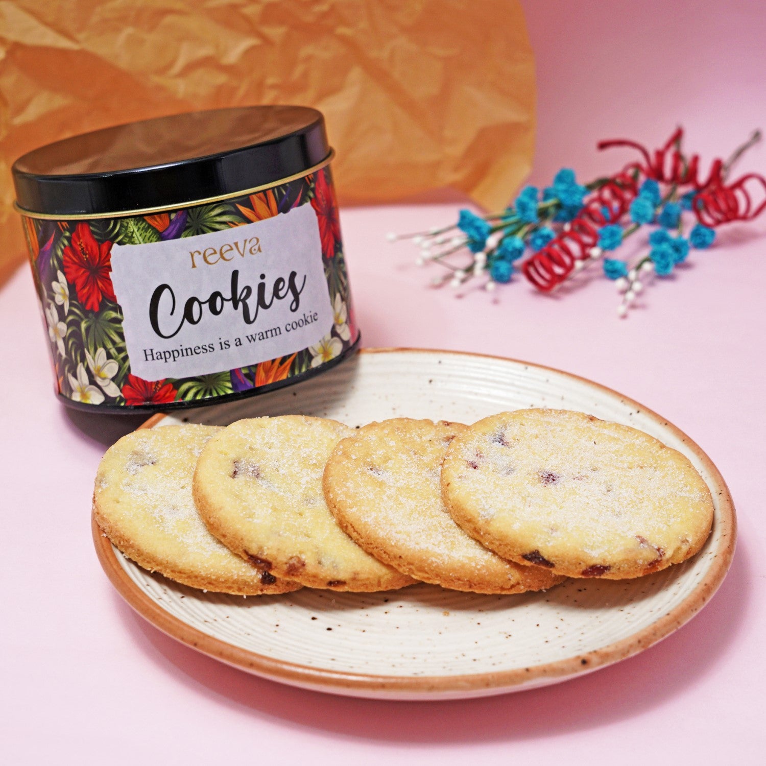 Orange short bread cookie (6 pcs)