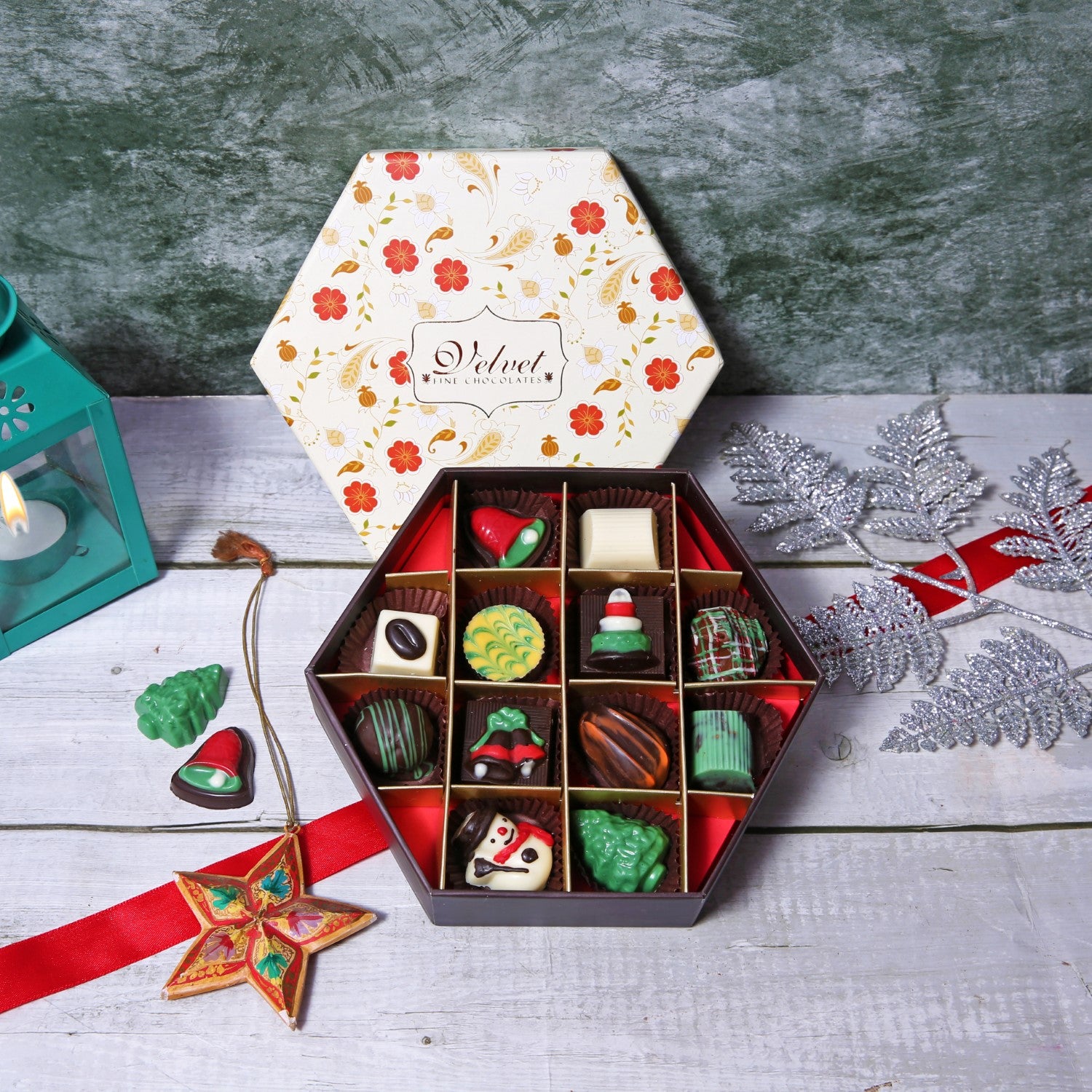 Christmas Hexagonal Box