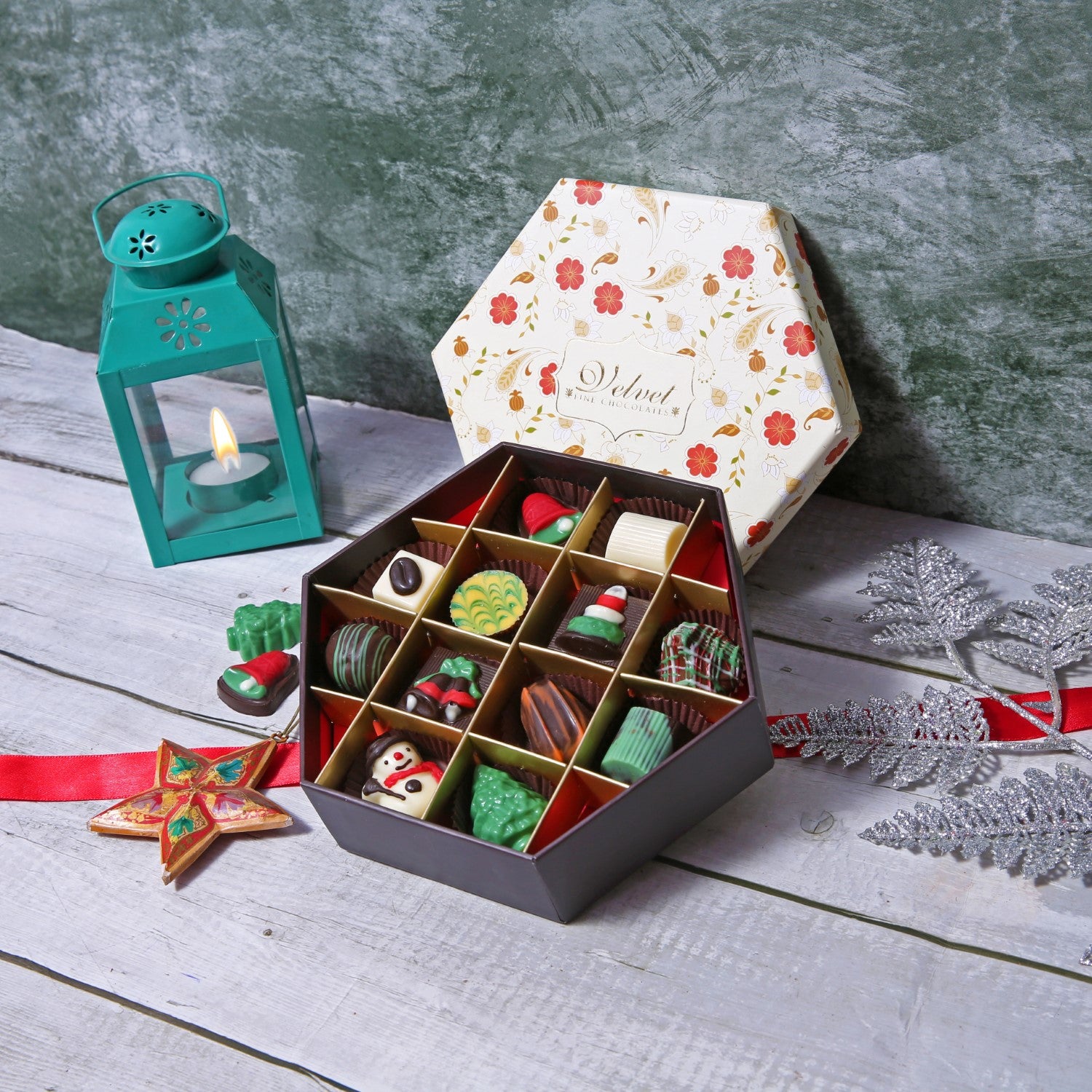 Christmas Hexagonal Box