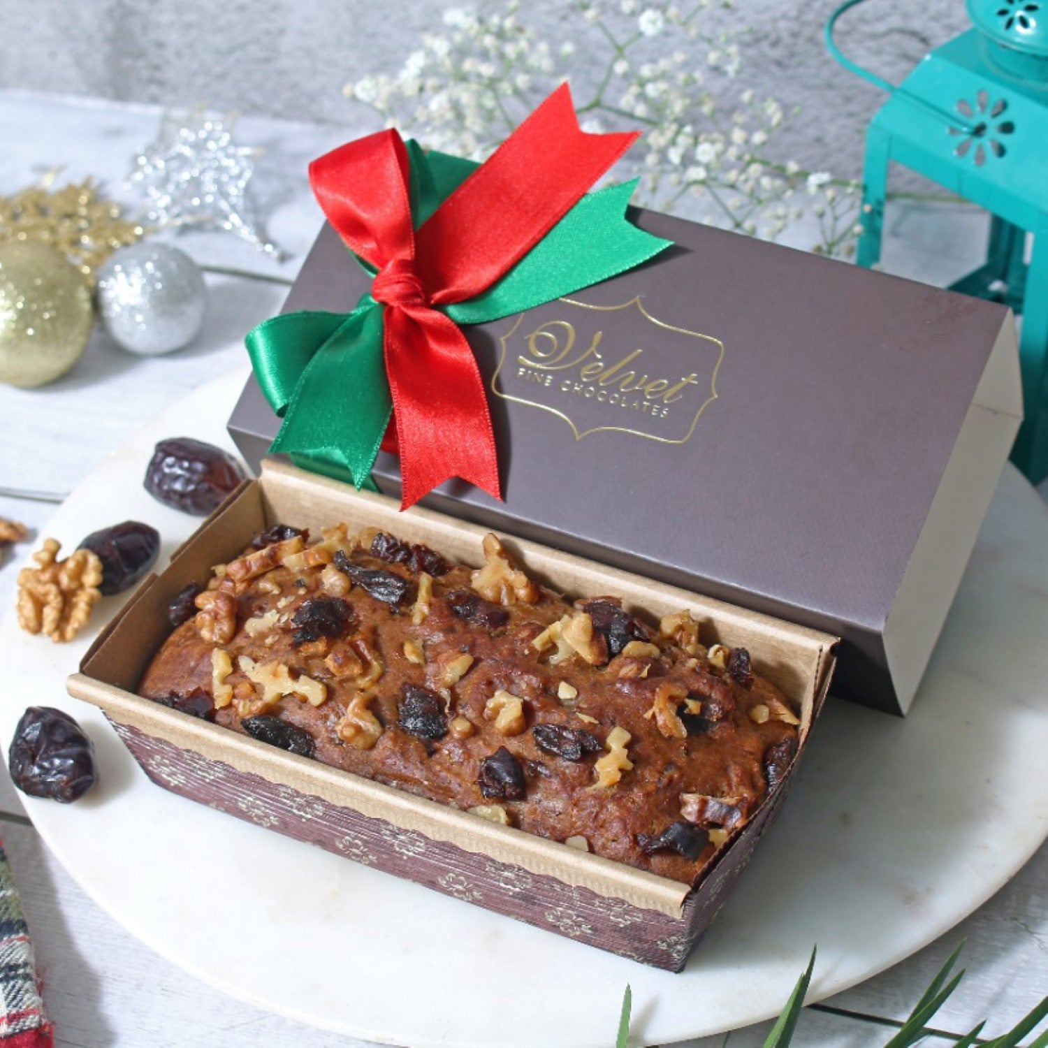 Date And Walnut Cake Loaf