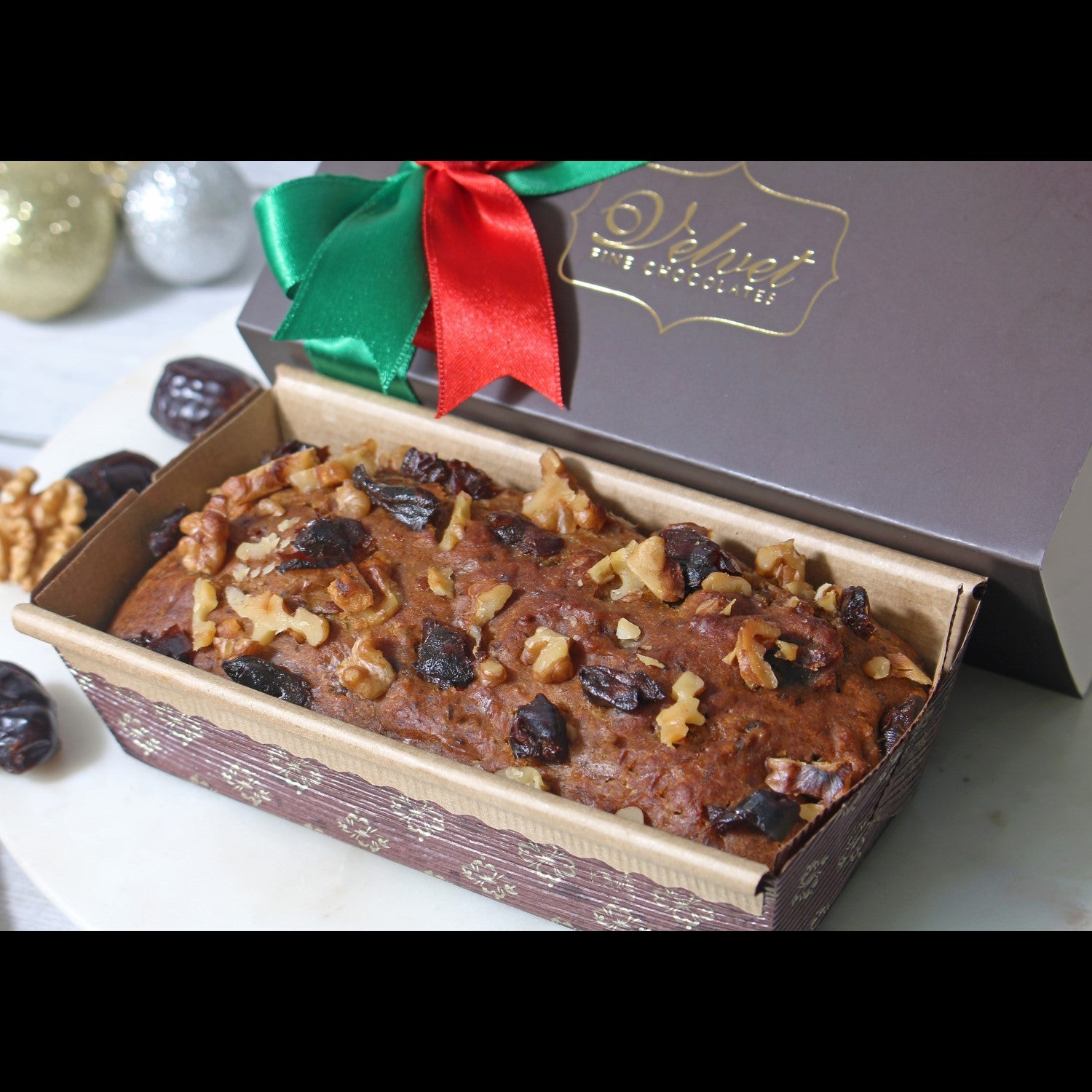 Date And Walnut Cake Loaf