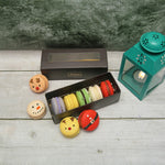 Christmasy Macarons box