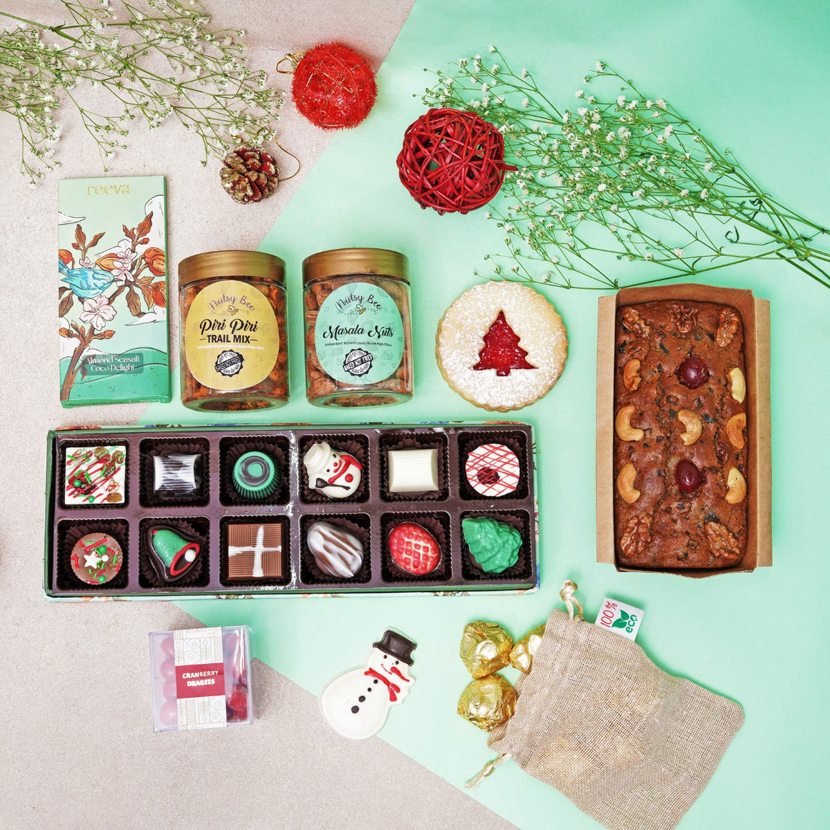 The Elegant Christmas basket