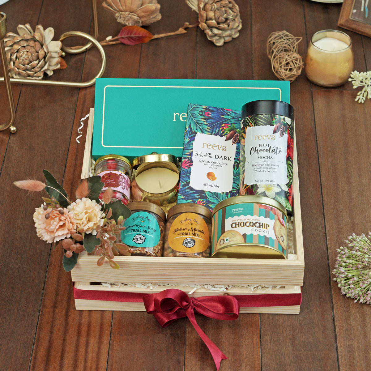 Artisan wooden hamper