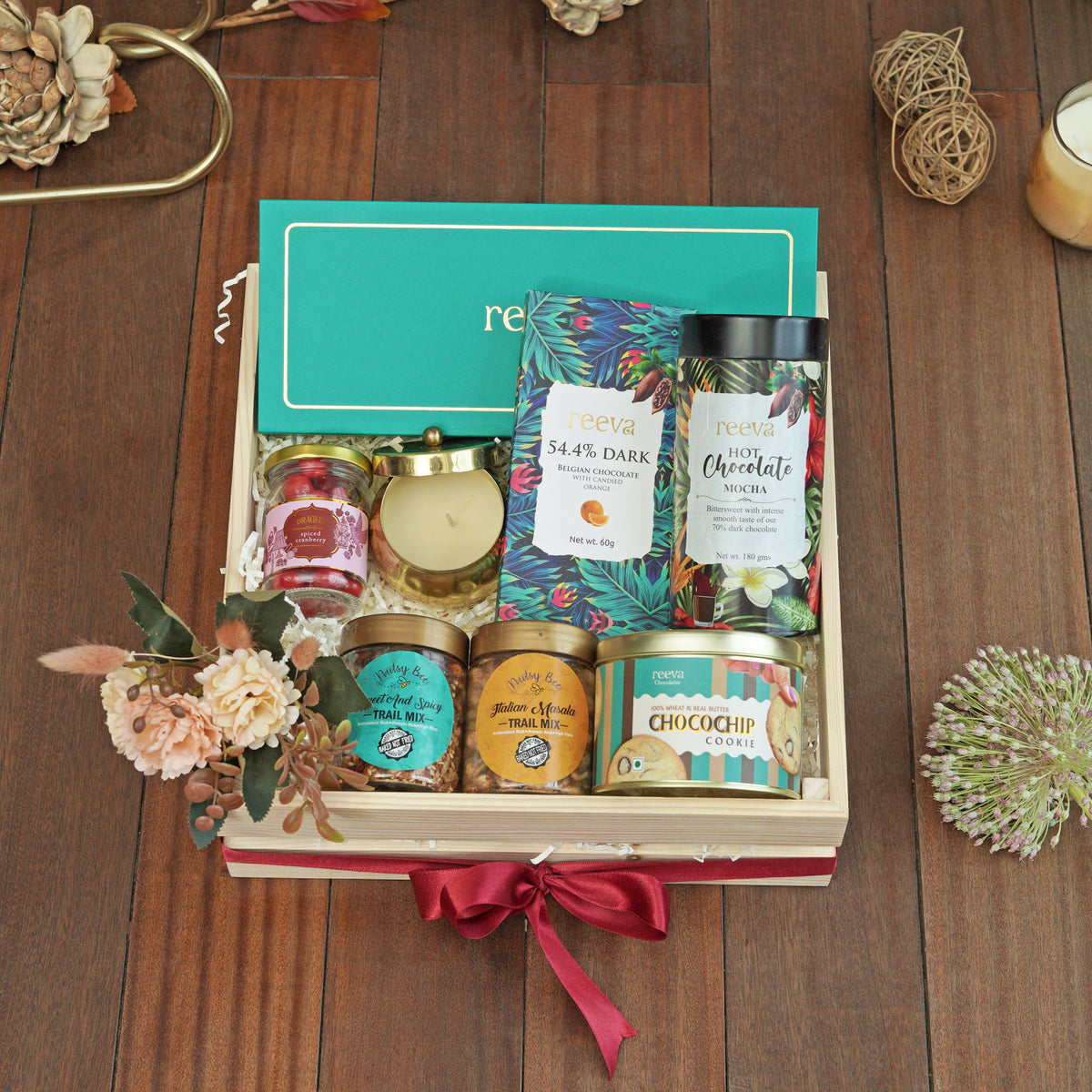 Artisan wooden hamper