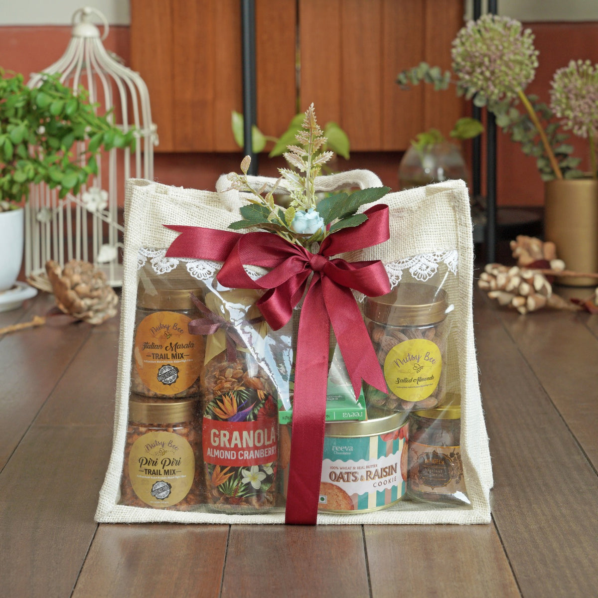 Nut-illicious bag hamper