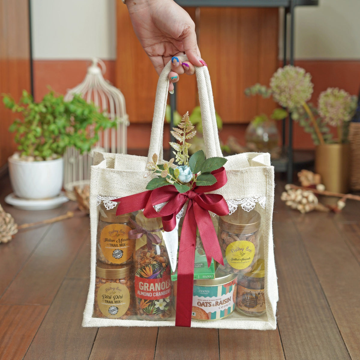 Nut-illicious bag hamper