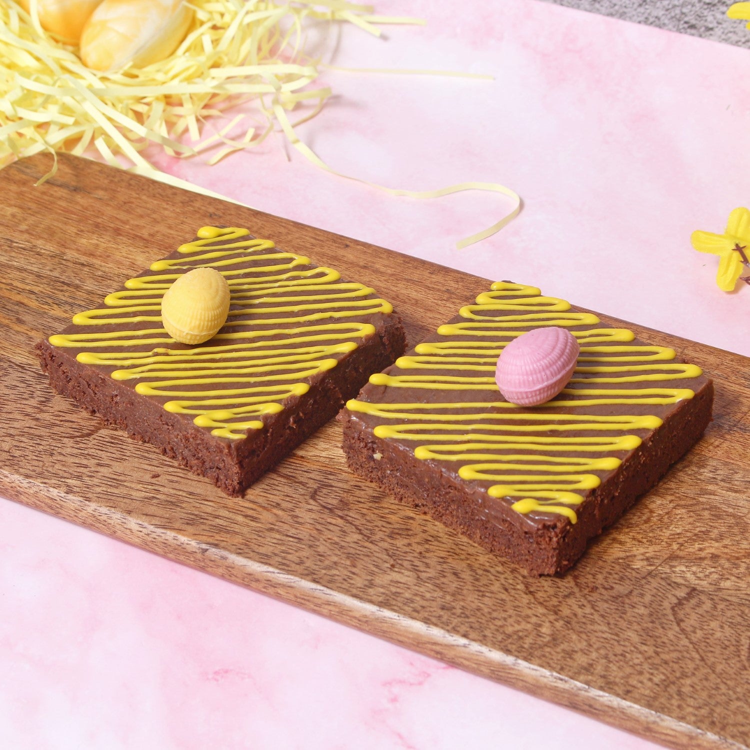 Special Easter chocolate brownie