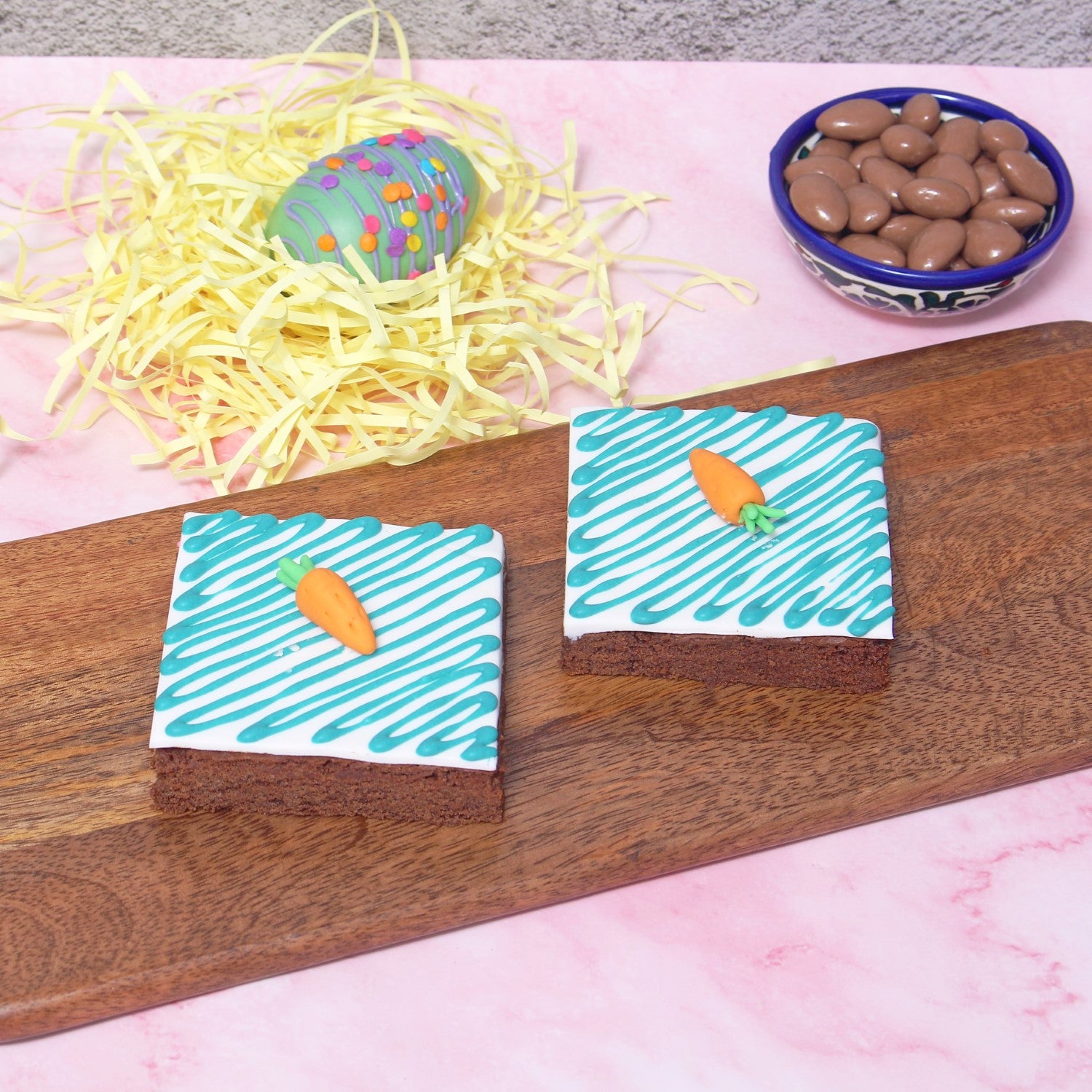 Easter chocolate brownie