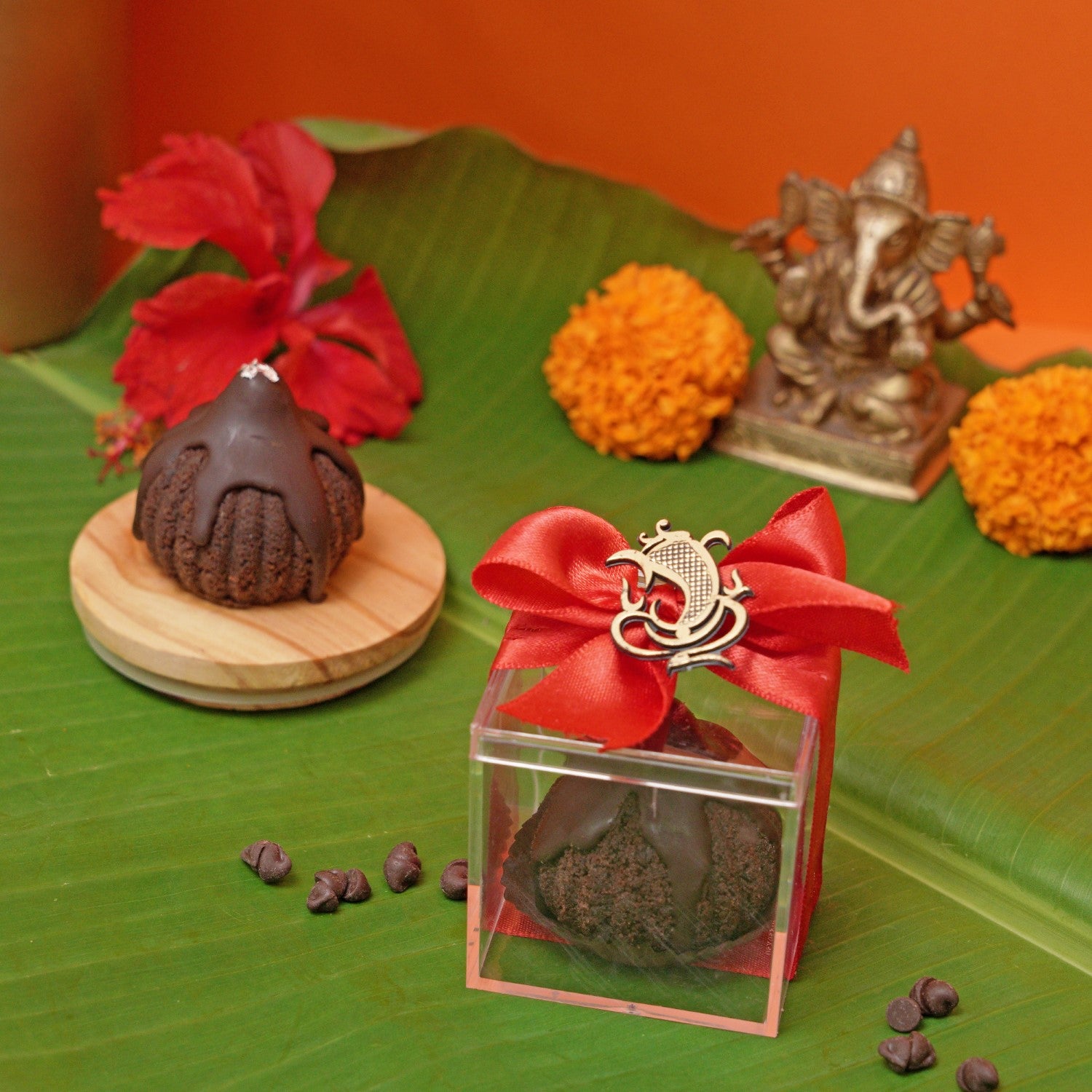 Chocolate Brownie modak (approx 45 gms)