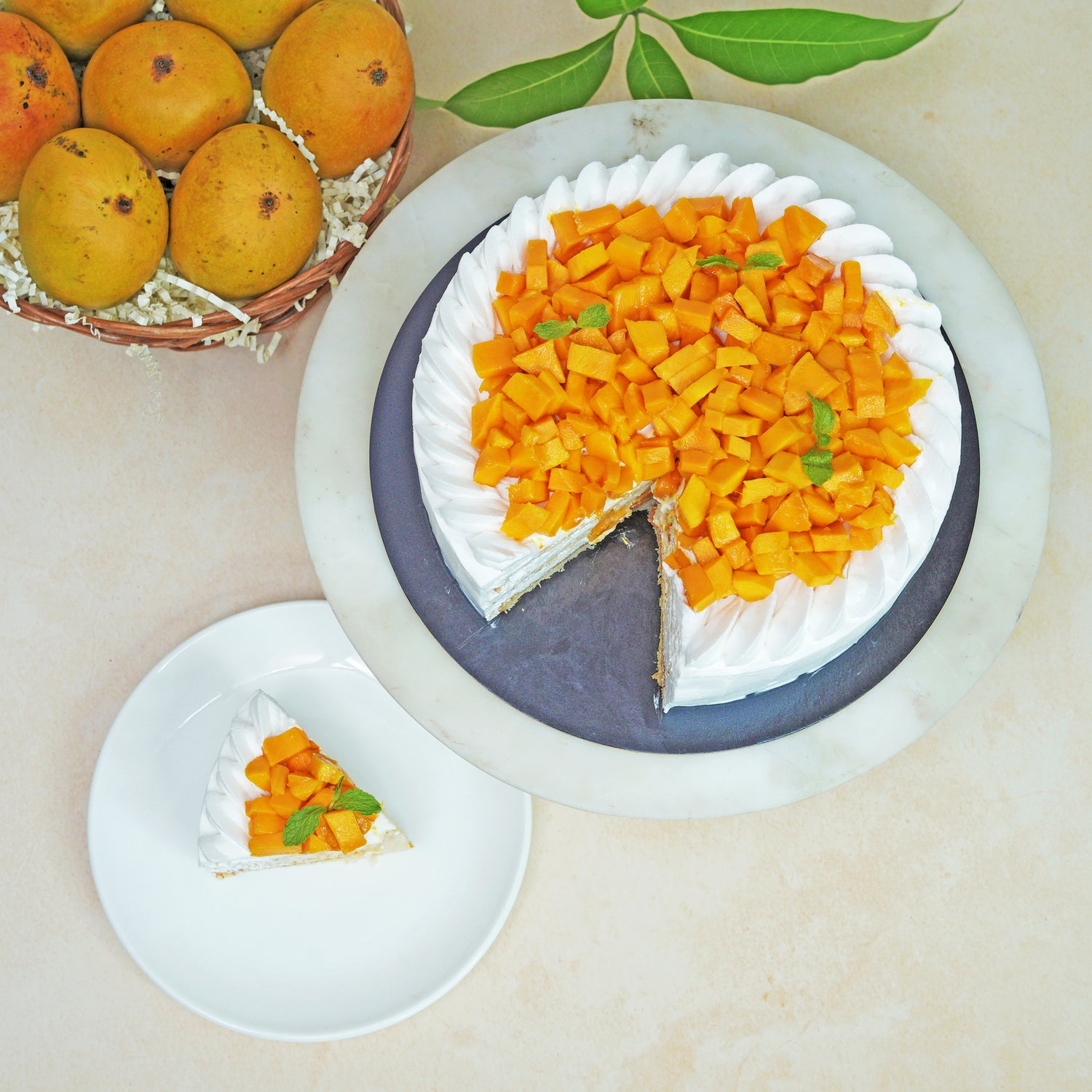Mango Vanilla Cake