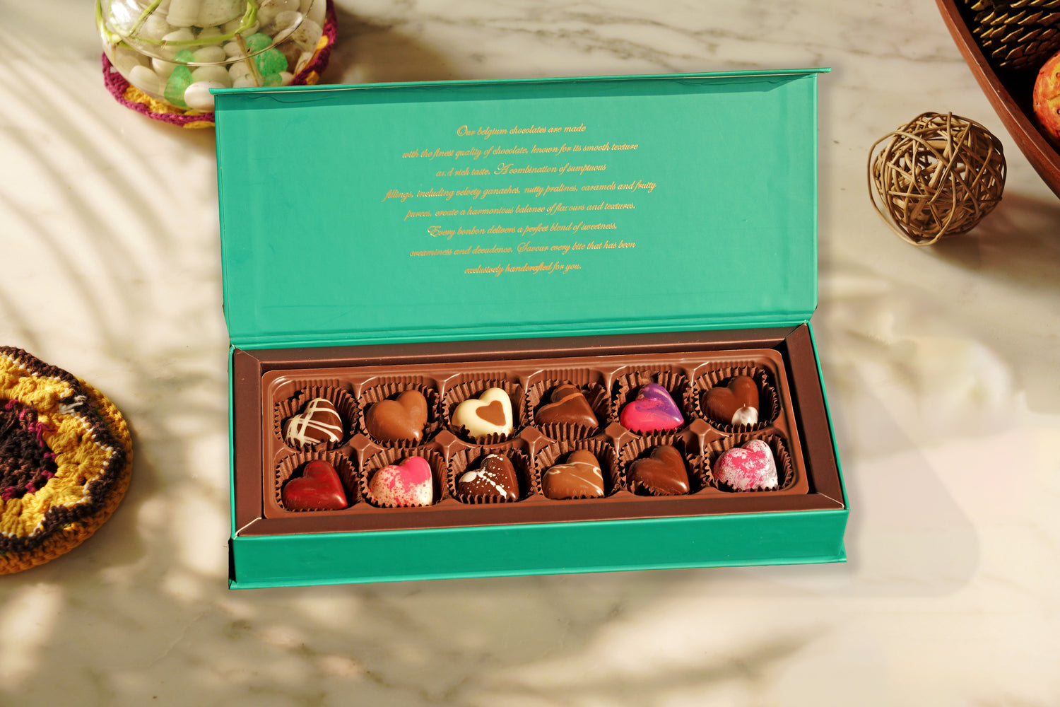 The luxe chocolates