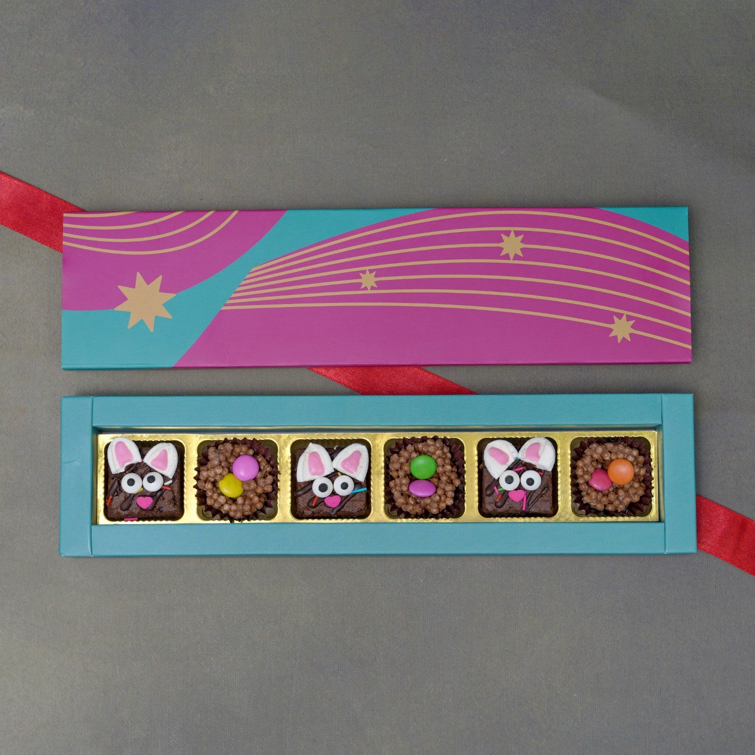 Easter Bunny Bites Brownie Box