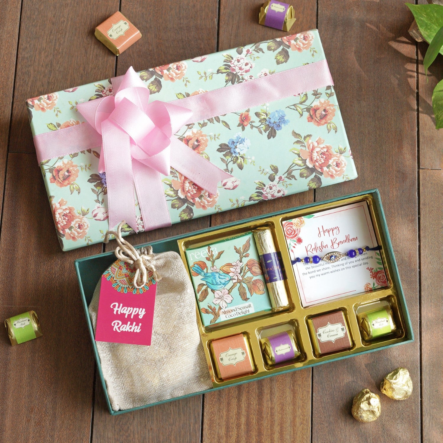 Sweet floral chocolates