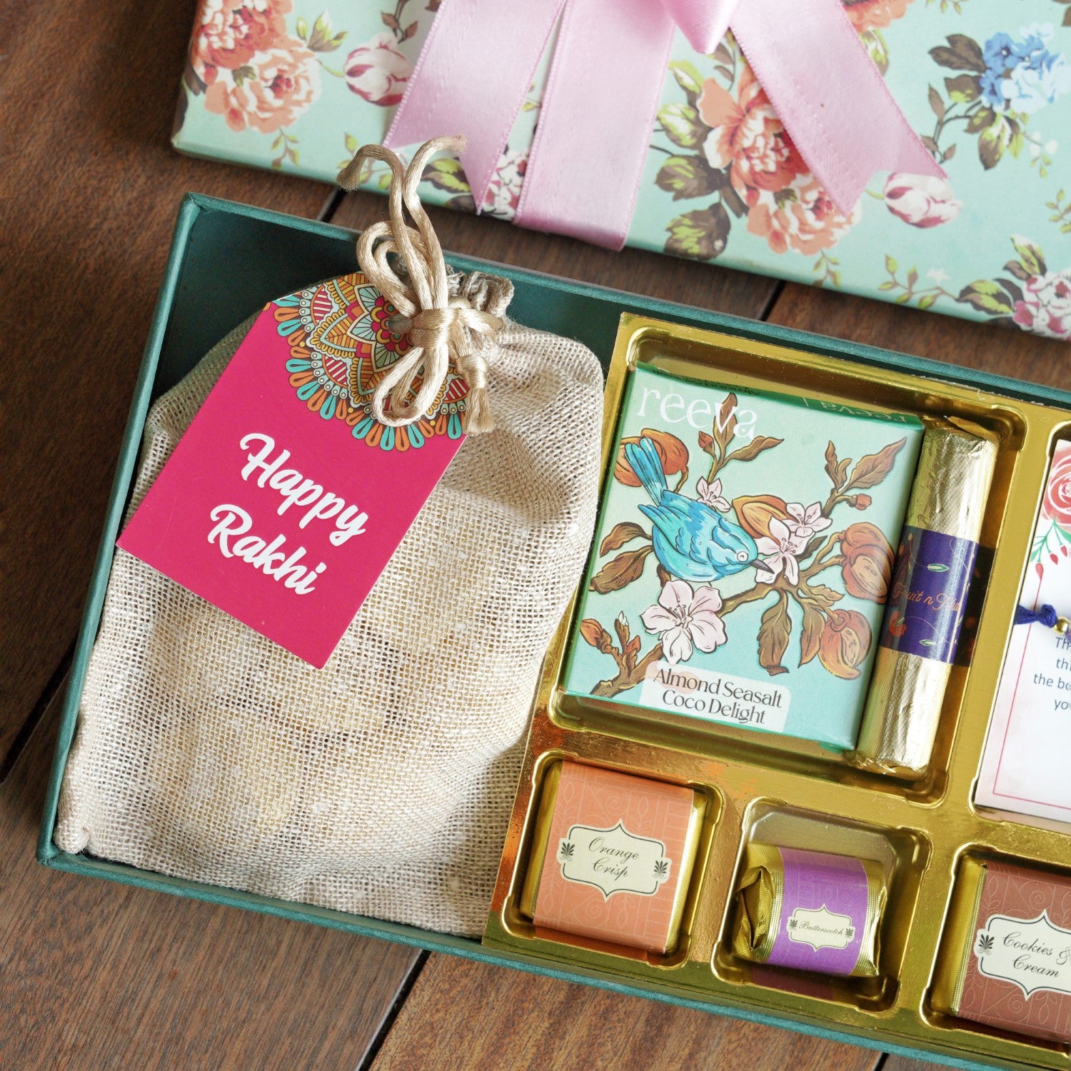 Sweet floral chocolates