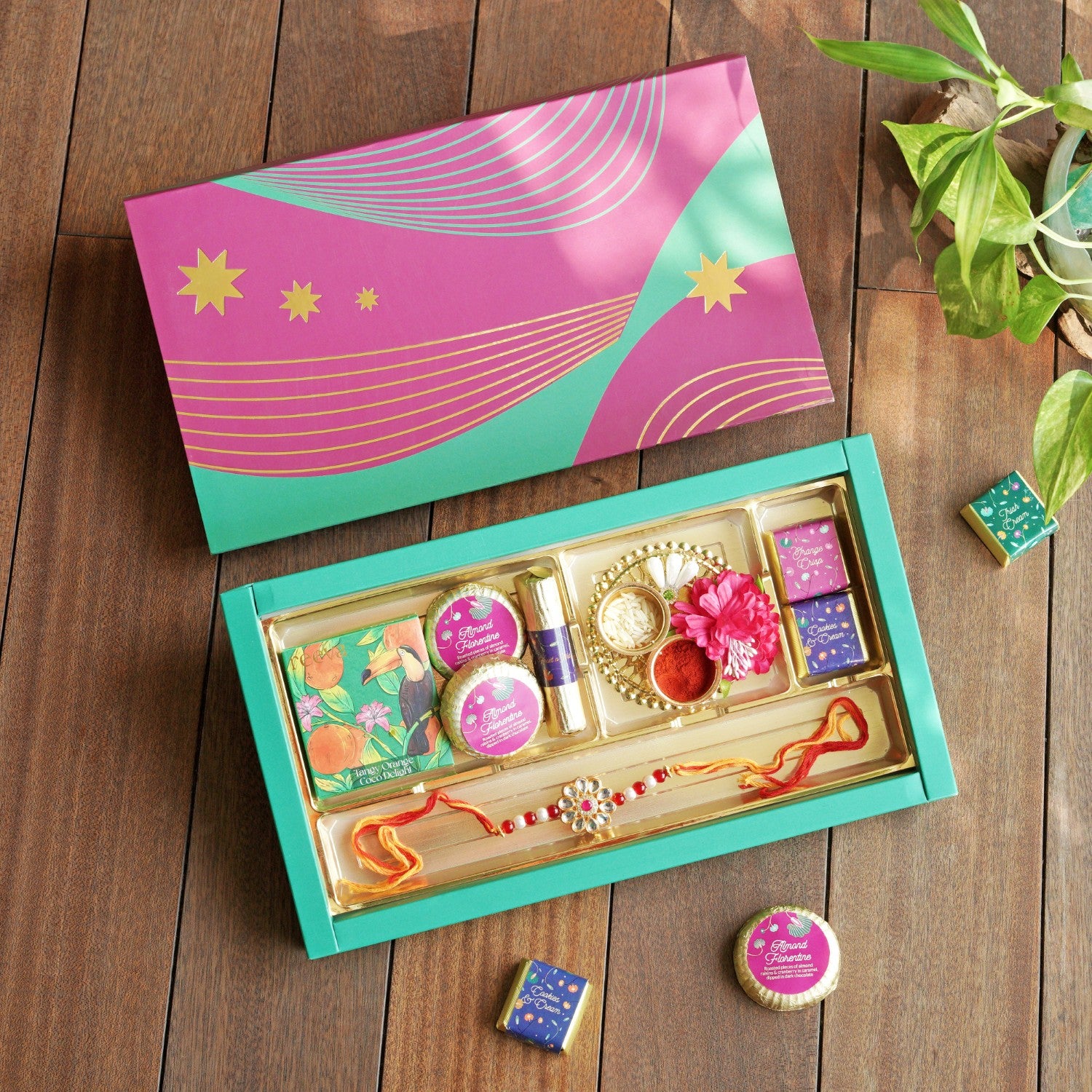 Luxury rakhi delights box
