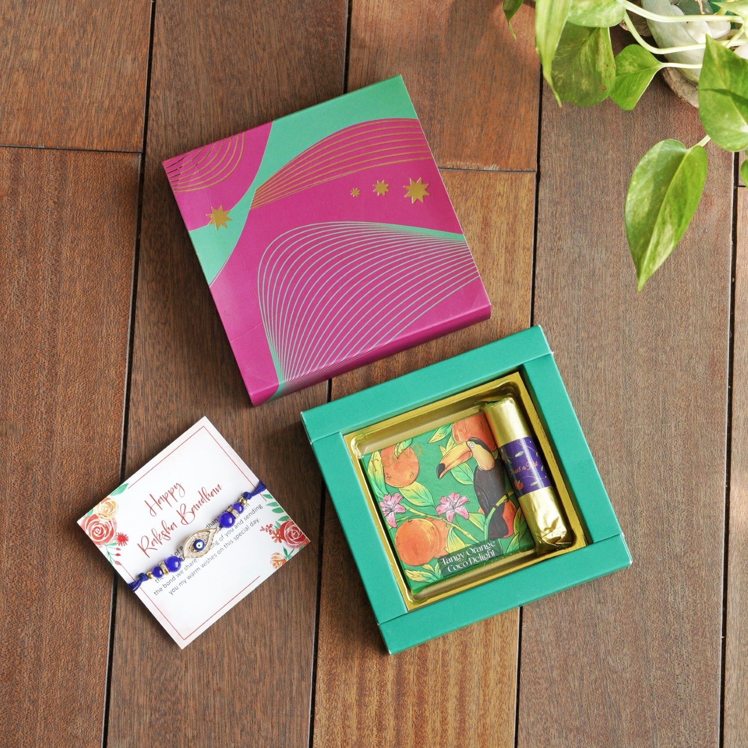 Citrus & blessings rakhi box